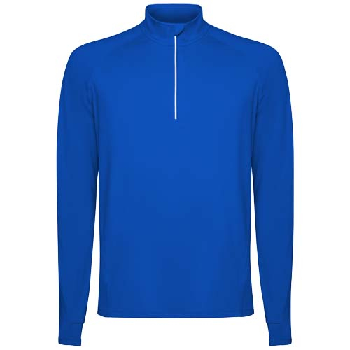 Sweatshirt à personnaliser homme demi-zip technique Estambul Bleu royal